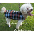 Checker polar fleece warm and windproof customize dog coats and jackets